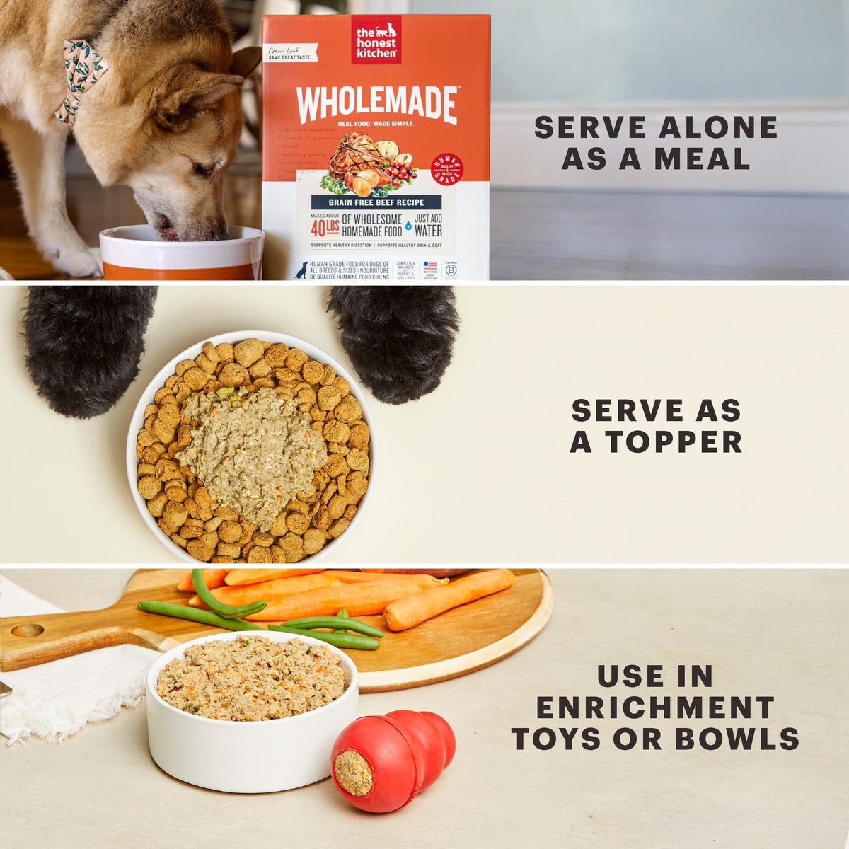 Whole Grain Senior Dog Food 2 lb Bag Y863826