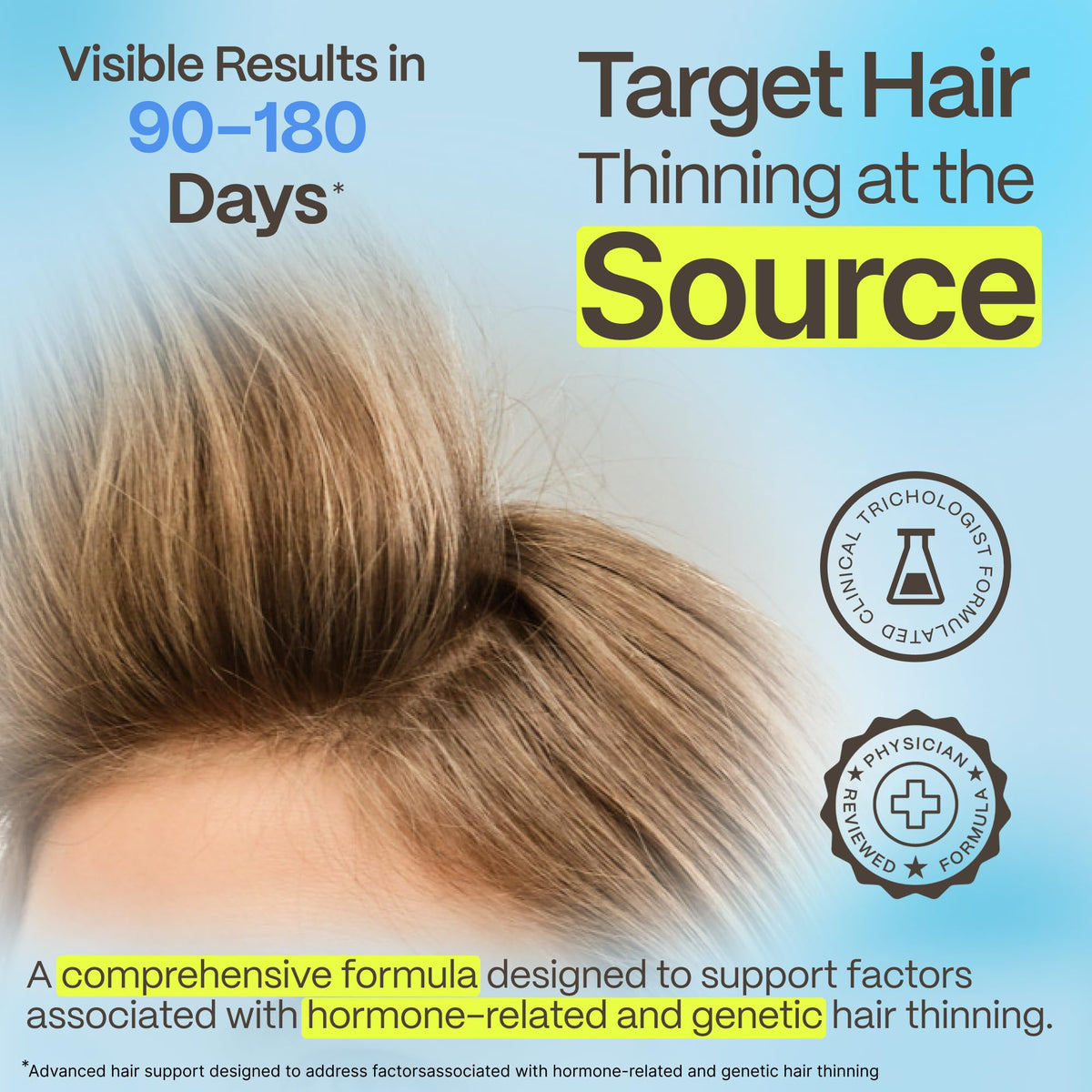 DHT Blocker Hair Growth Supplement with Saw Palmetto & Pumpkin Seed Oil E768