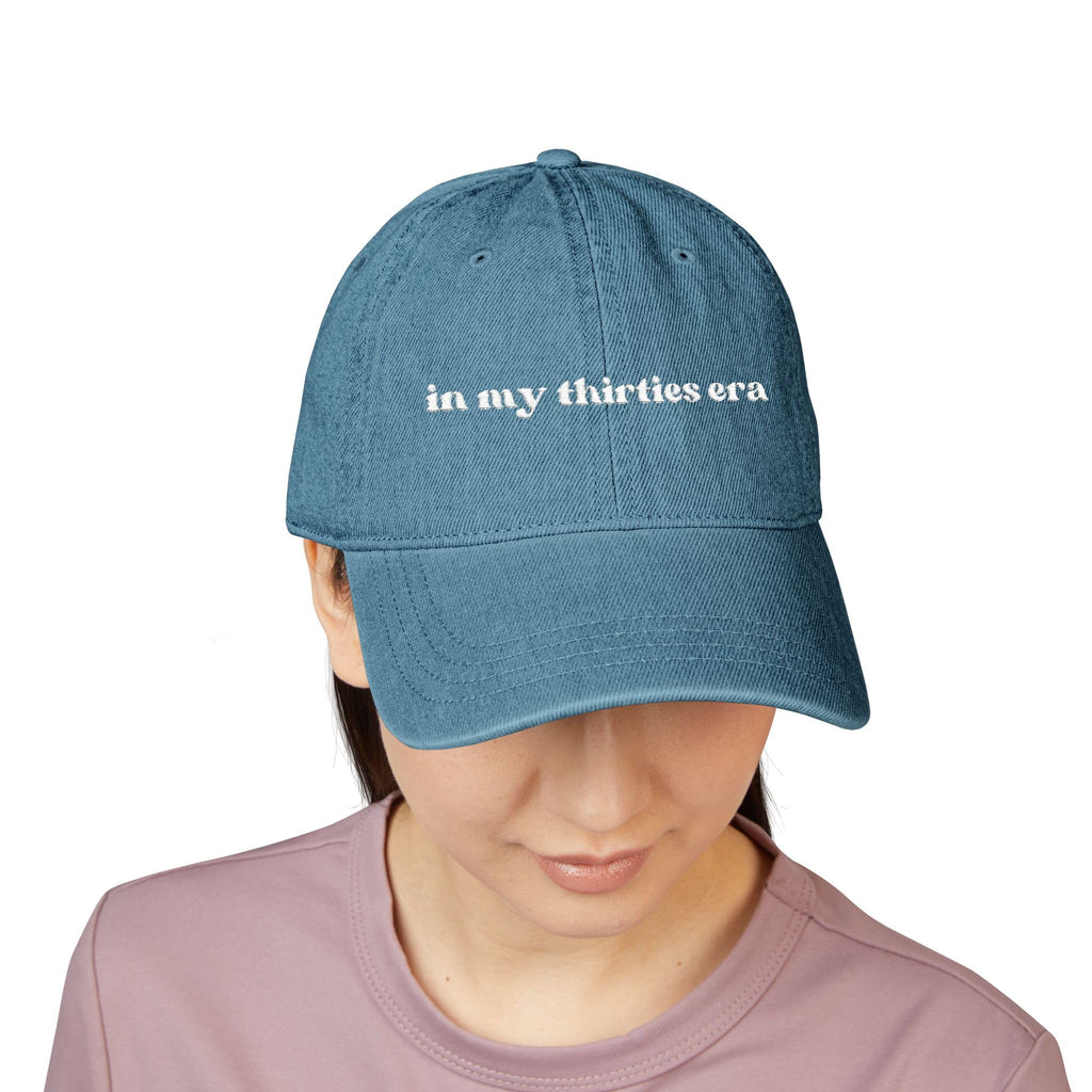Embroidered Denim Hat E3098