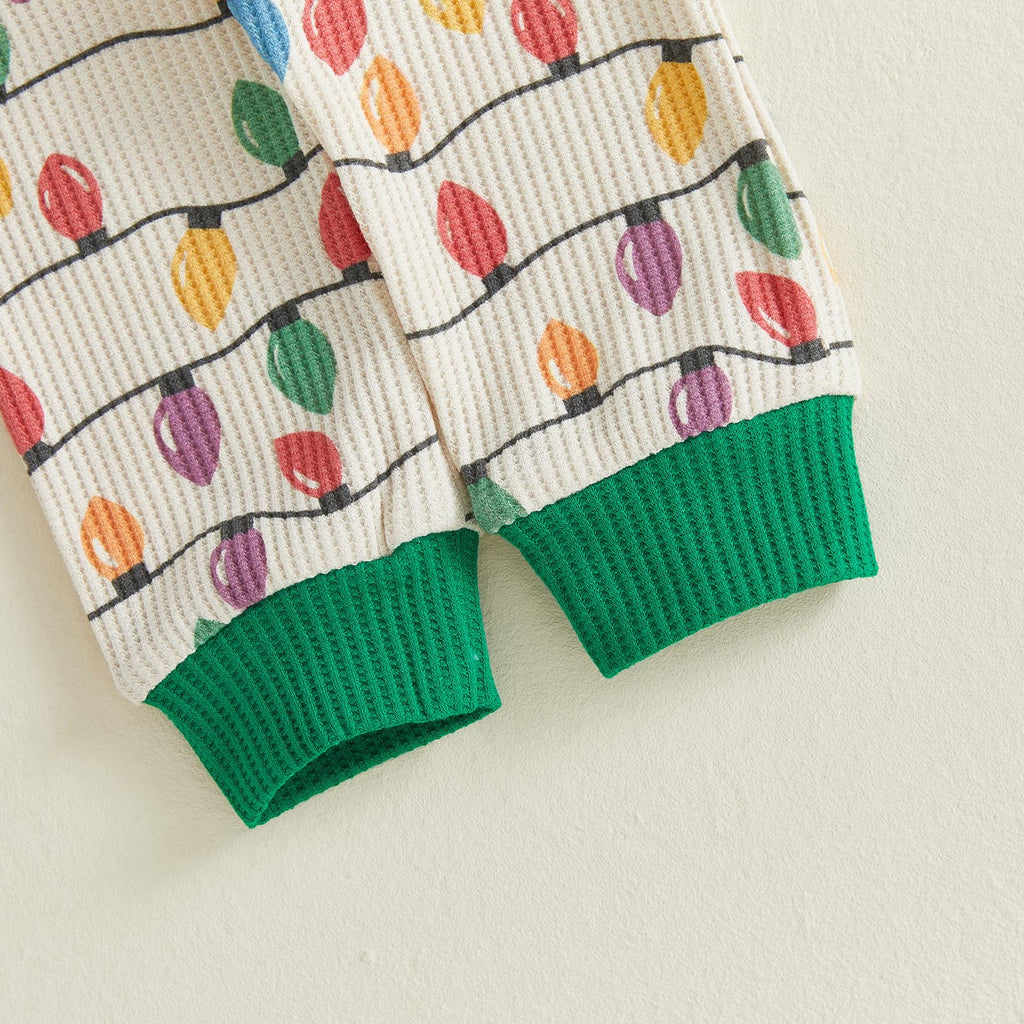 Christmas Baby Boy Outfit Romper Pants Hat Set 0-12M C193