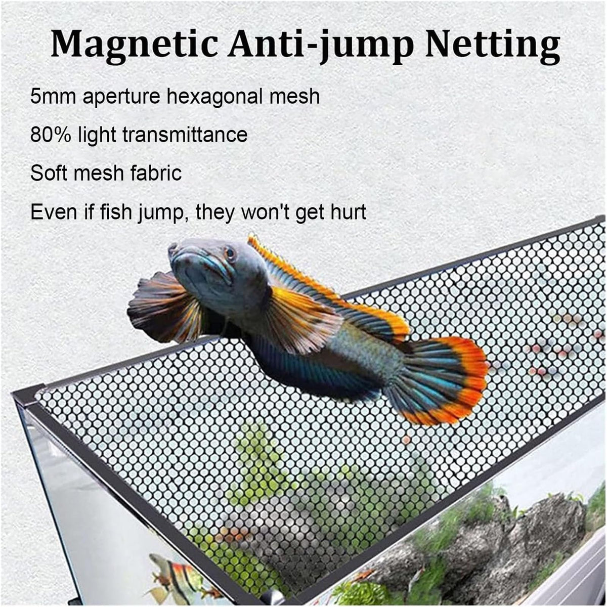 Magnetic Fish Tank Lid Cuttable Aquarium Top Cover A80029