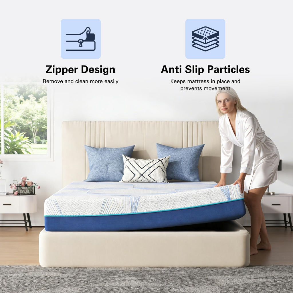 6 Inch Gel Memory Foam Twin Size Mattress U196