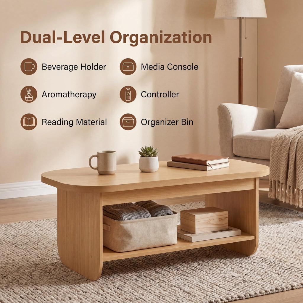47” Oval Coffee Table D518