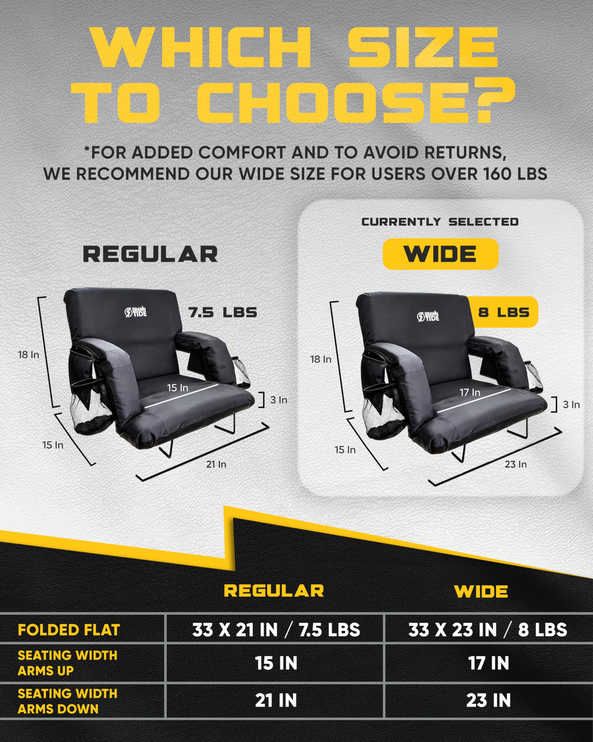 Stadium Seat with Back Support S27976
