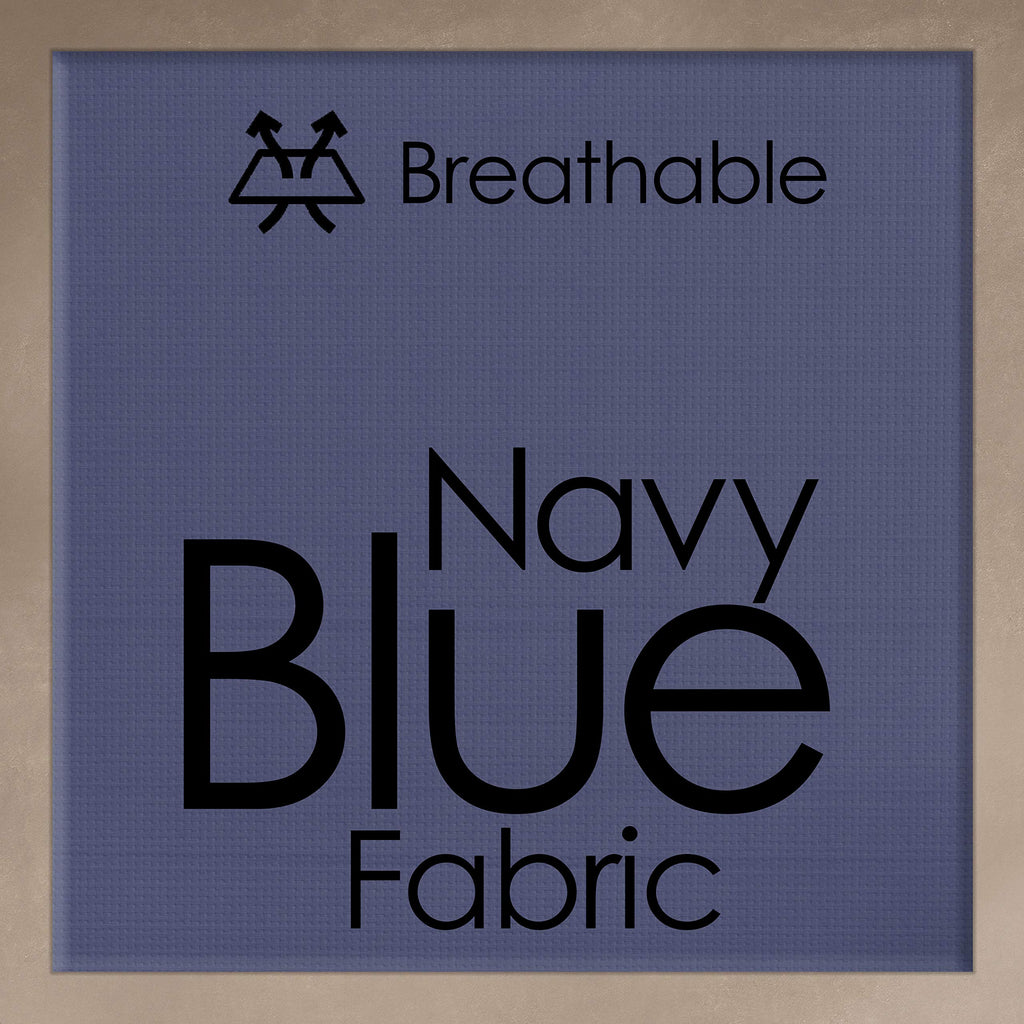 Set of 2 Navy Zero-Gravity Chairs with Side Table A225180