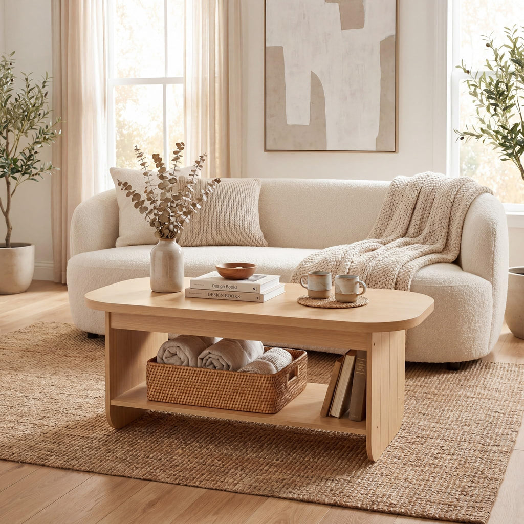 47” Oval Coffee Table D518