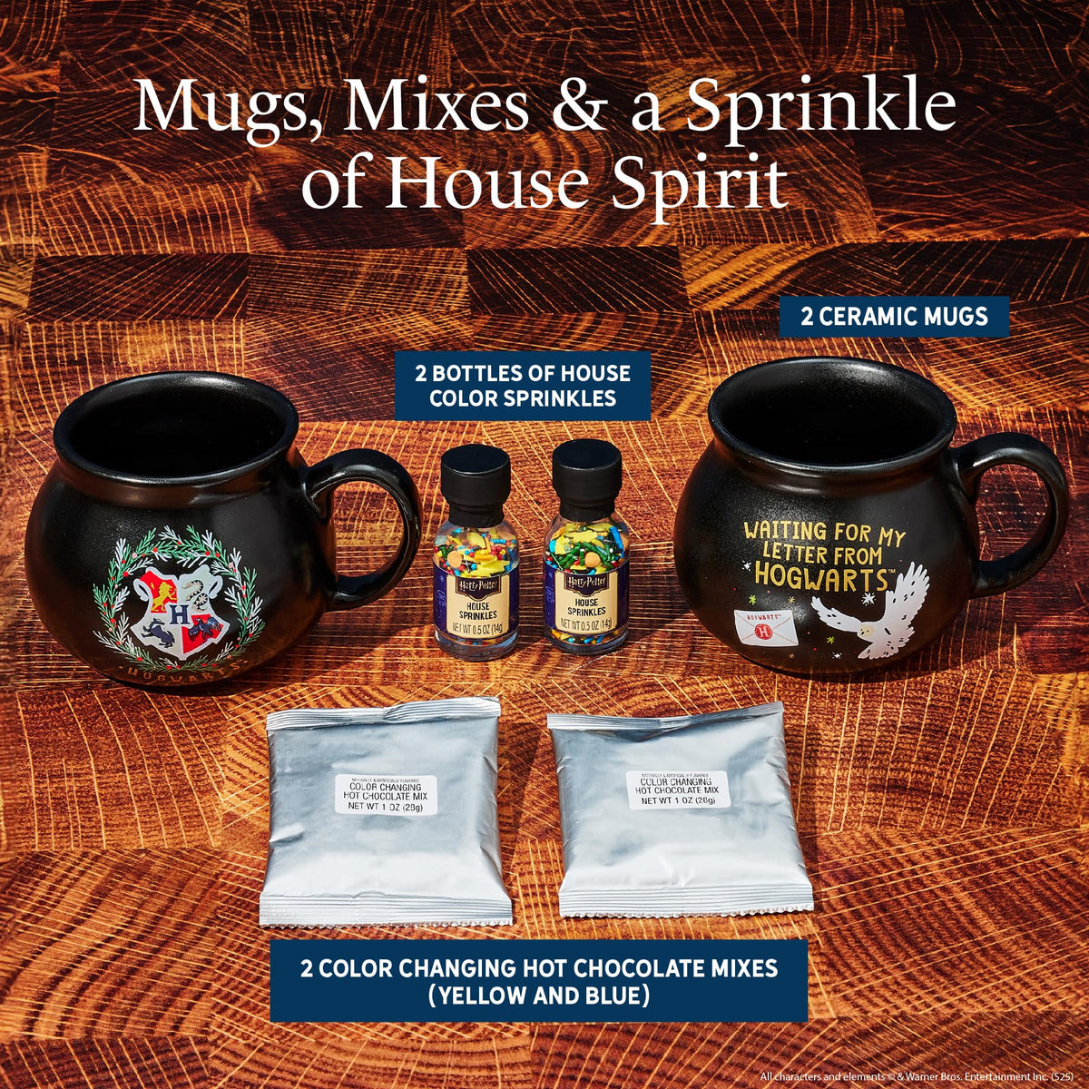 Color-Changing Hot Chocolate Mug Gift Set J8875