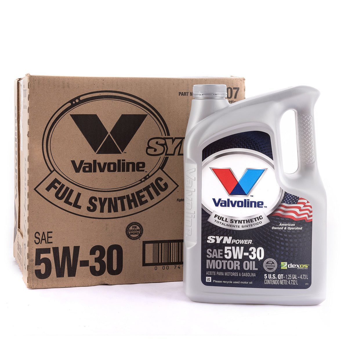 5W-30 Full Synthetic Motor Oil 5qt Case of 3 K79972